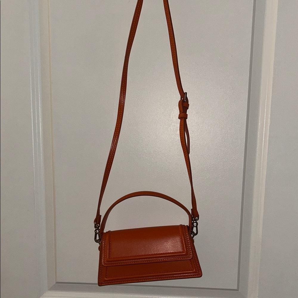 Zara Orange Crossbody Bag